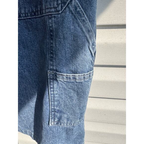 VTG Wrangler Jean Denim Shorts Carpenter Men's 40 X 10” Inseam Med Wash 64WC4AI - Picture 9 of 12